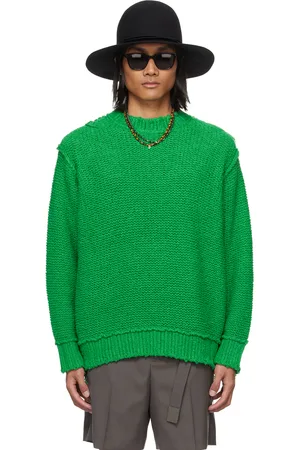 SACAI Pull vert à fils lâches