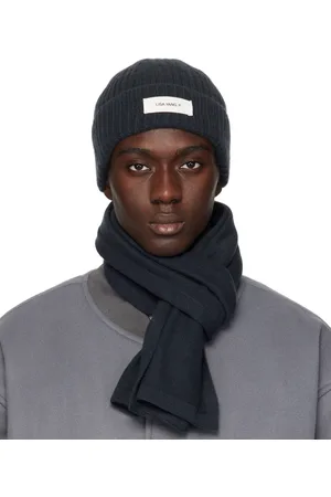 Lisa Yang Bonnet Menton bleu marine