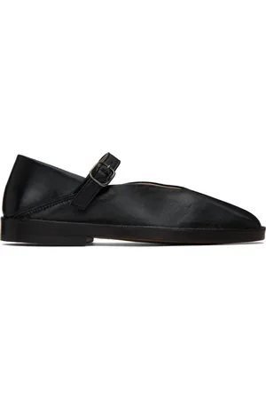 LEMAIRE Flâneurs de style ballerine noirs