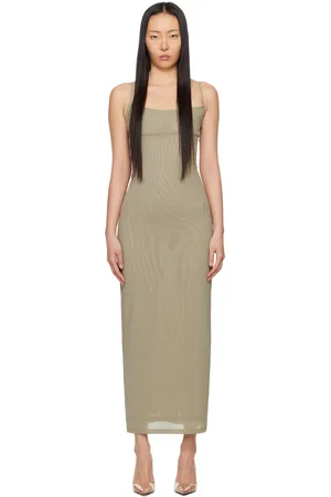 Miaou Robe longue Thais kaki