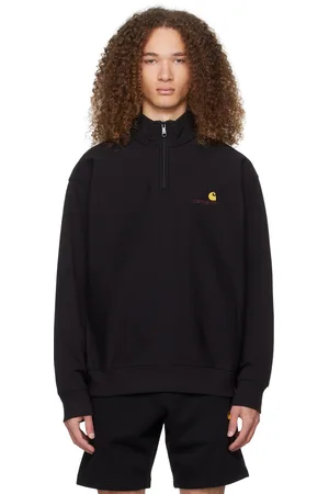 Carhartt Pull molletonné noir à logo Script