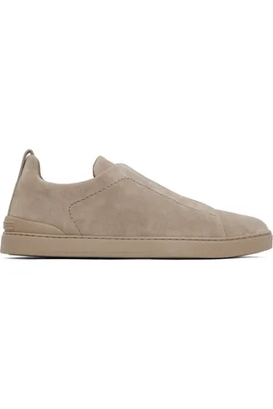 Ermenegildo Zegna Baskets Triple Stitch taupe