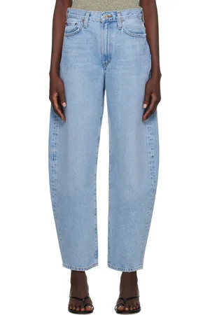 AGOLDE Jean bouffant bleu