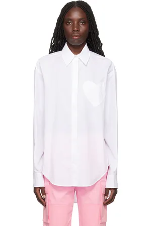 Moschino Chemisier blanc à poche