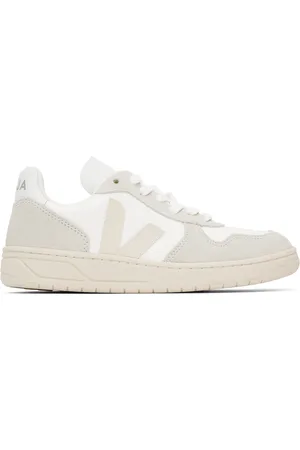 Veja Baskets V-10 blanches en B-Mesh