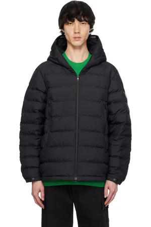 Moncler Blouson Chambeyron bleu marine rembourré en duvet