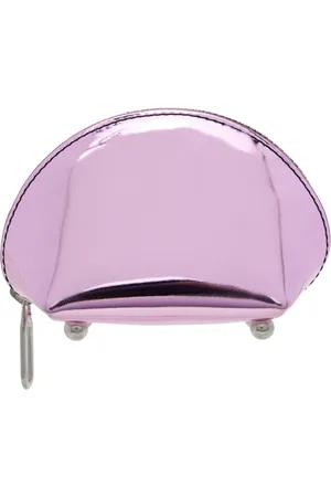 Justine Clenquet Pochette à monnaie Rosie rose