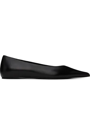 Totême Ballerines noires à col asymétrique