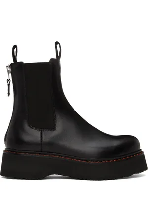 R13 Bottes chelsea noires