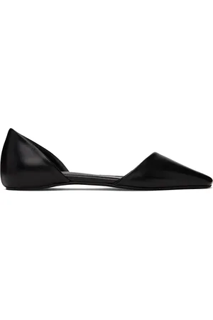 Totême Ballerines noires à col asymétrique