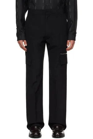 Givenchy Pantalon cargo noir à poche à glissière
