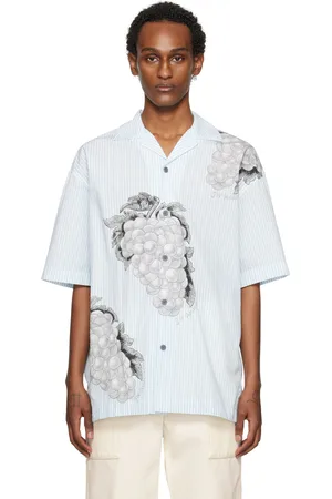 J.W.Anderson Chemise bleue à rayures