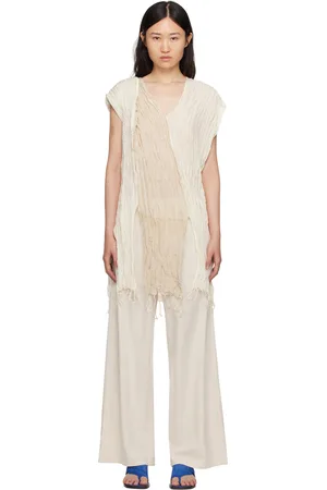Baserange Chemisier beige exclusif à SSENSE