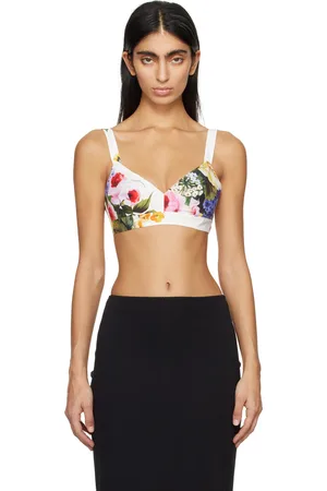 Dolce & Gabbana Haut blanc à motif fleuri