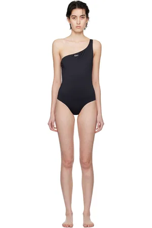 OFF-WHITE Maillot de bain noir à logo