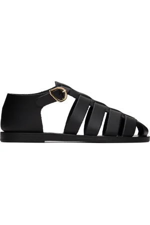 Ancient Greek Sandals Sandales Homeria noires