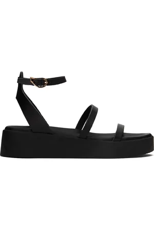 Ancient Greek Sandals Sandales Nassida noires