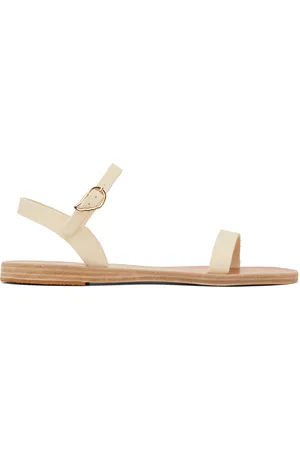 Ancient Greek Sandals Sandales Irida blanc cassé