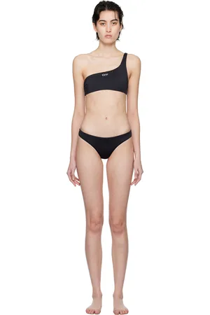 OFF-WHITE Bikini noir à logo