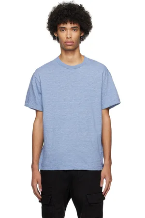 JOHN ELLIOTT T-shirt rétro bleu