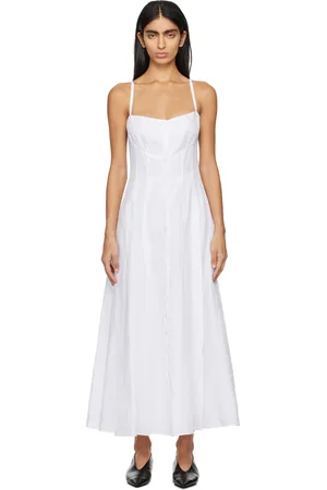 GABRIELA HEARST Robe longue Keely blanche