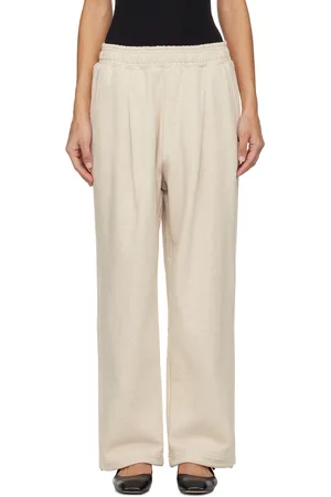 DUNST Pantalon de détente beige à cordon coulissant