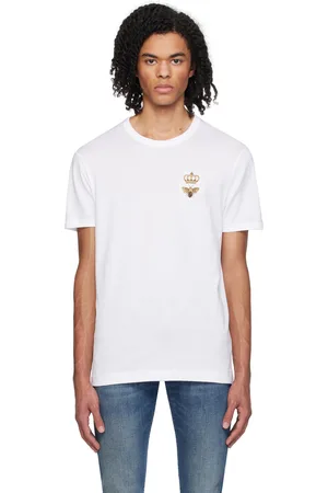 Dolce & Gabbana T-shirt blanc à appliqués graphiques