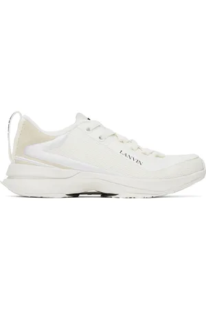 Lanvin Baskets L-I blanches en filet