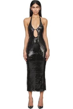 16Arlington Robe midi Sola noire