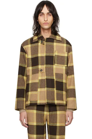 BODE Blouson Charleston brun à carreaux