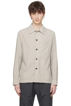 BARENA Blouson taupe à emmanchures basses