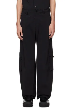 HAN Kjøbenhavn Pantalon cargo noir à trois poches