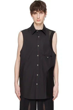 Feng Chen Wang Chemise sans manches noire