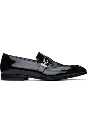 Salvatore Ferragamo Flâneurs noirs à ornement Gancini