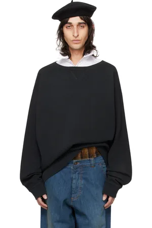 Maison Margiela Pull molletonné Invitation noir