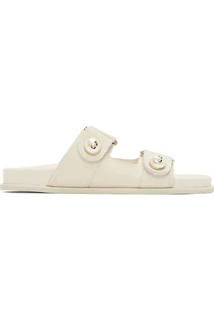Jimmy Choo Sandales Fayence blanc cassé
