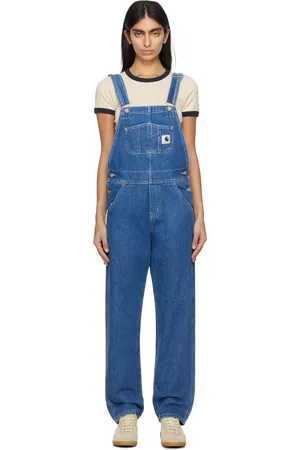 Carhartt Salopette bleu marine en denim