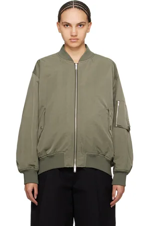 STUDIO NICHOLSON Blouson aviateur Kora kaki