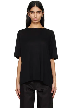 STUDIO NICHOLSON T-shirt Rond noir