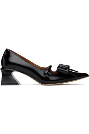 Shushu/Tong Chaussures à talon bottier noires à boucle