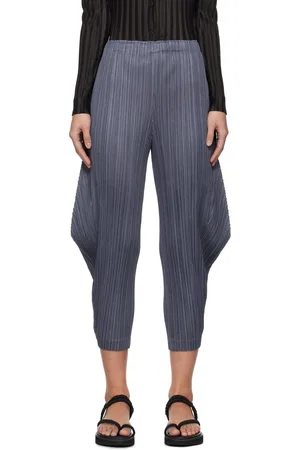 PLEATS PLEASE ISSEY MIYAKE Pantalon Thicker Bottoms 1 gris