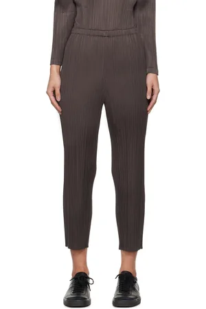 PLEATS PLEASE ISSEY MIYAKE Pantalon Monthly Colors January gris