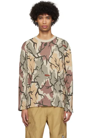 Billionaire Boys Club T-shirt à manches longues multicolore à motif camouflage