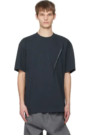 Y / PROJECT T-shirt noir à couture pincée - Evergreen