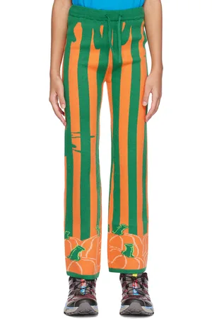 Helmstedt Enfant | Pantalon de survêtement vert et orange exclusif à SSENSE