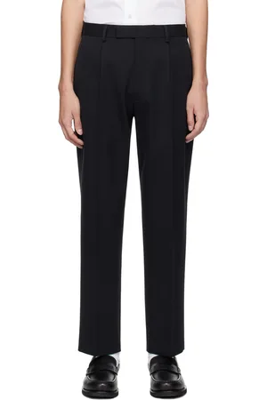 Ermenegildo Zegna Pantalon noir à plis