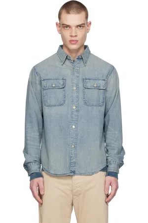 Chemise en jean discount homme ralph lauren