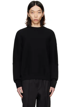 Moncler Pull noir à écusson