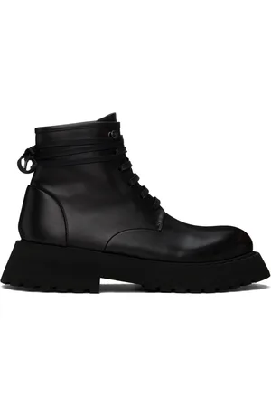 MARSÈLL Bottines Micarro noires à laçage