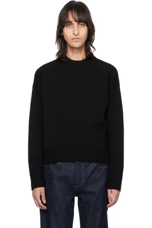 Ami Pull noir à emmanchures basses